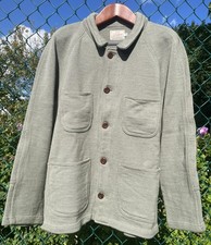 Dehen 1920 Green Raglan Sleeve Wool Work Coat XXL - Made in USA - $495 Retail