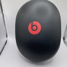 Genuine Beats Studio 2  3 Headphones Hard Shell Zipper Travel Case, Black Red