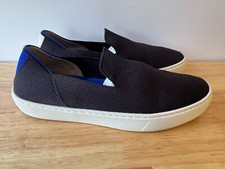 Rothy's The Original Sneaker Black Slip-On Knit Loafers Shoes Women's Size 7