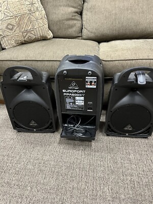 Behringer Europort PPA500BT 6-channel Portable PA System with