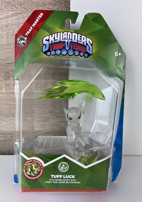 Crystal Clear Tuff Luck Skylanders Trap Team Master Figur Sammlungsauflösung Neu