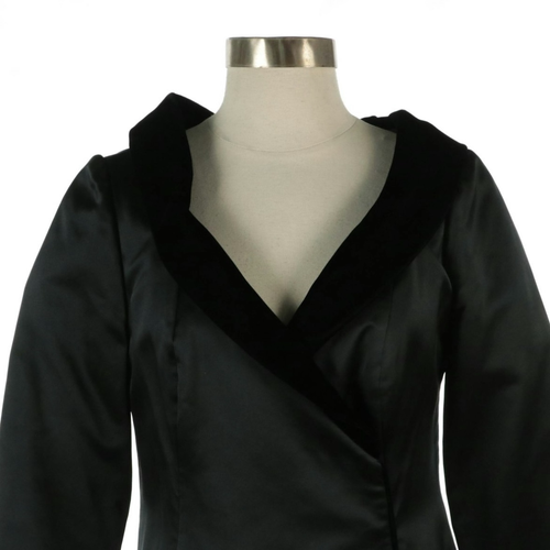 Fiandaca Evening Dress Coat Silk Velvet Vintage Opera Theater Long Rare EUC - Picture 2 of 10