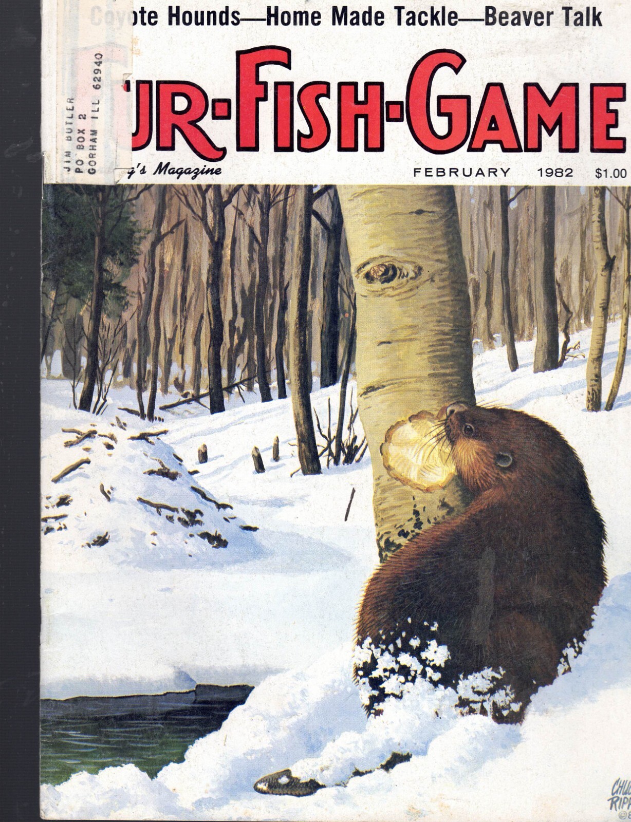 Hardings Magazine Fourrure-Poisson-Jeu 1970 Complet 12 numéros
