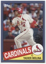 2020 Topps Series 1 YADIER MOLINA 1985 Topps 35th Anniversary Blue - CARDINALS -