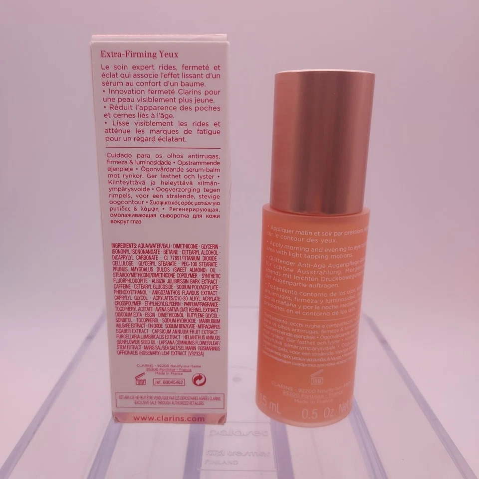 Crema Clarins Extra Reafirmante Yeux Eye Expert Arrugas y Resplandor .5oz Foto 2 de 4