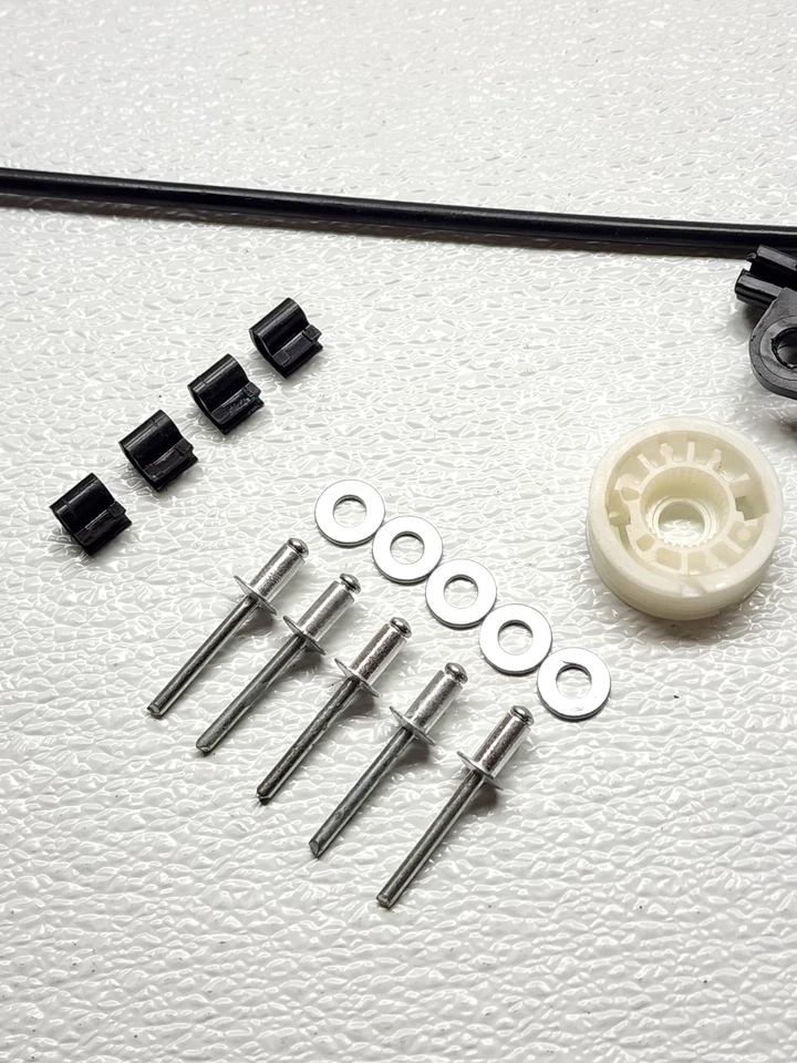 Kit regulador ventana delantera izquierda fabricante de equipos originales para BMW 2000-2006 325Ci 330Ci M3 2 puertas 323Ci Foto 2 de 4