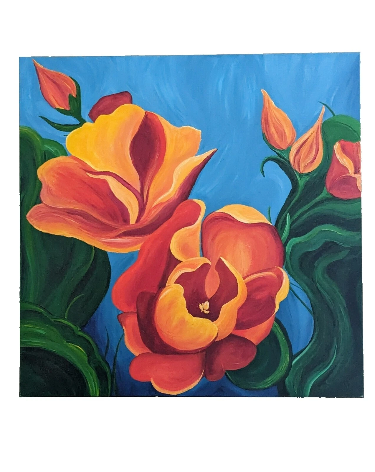 Canvas Floral Art Paintings