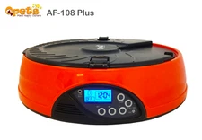 Qpets Automatic Pet Feeder , for Small Pet,  AF-108 Plus, 6-meal,Voice Record