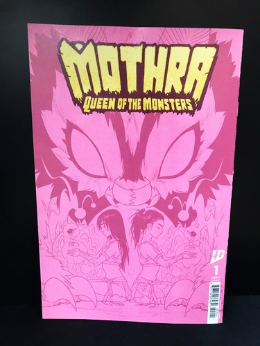 MOTHRA QUEEN OF THE MONSTERS #1 1:50 CAMPBELL B&W FULL ART - Picture 2 of 6