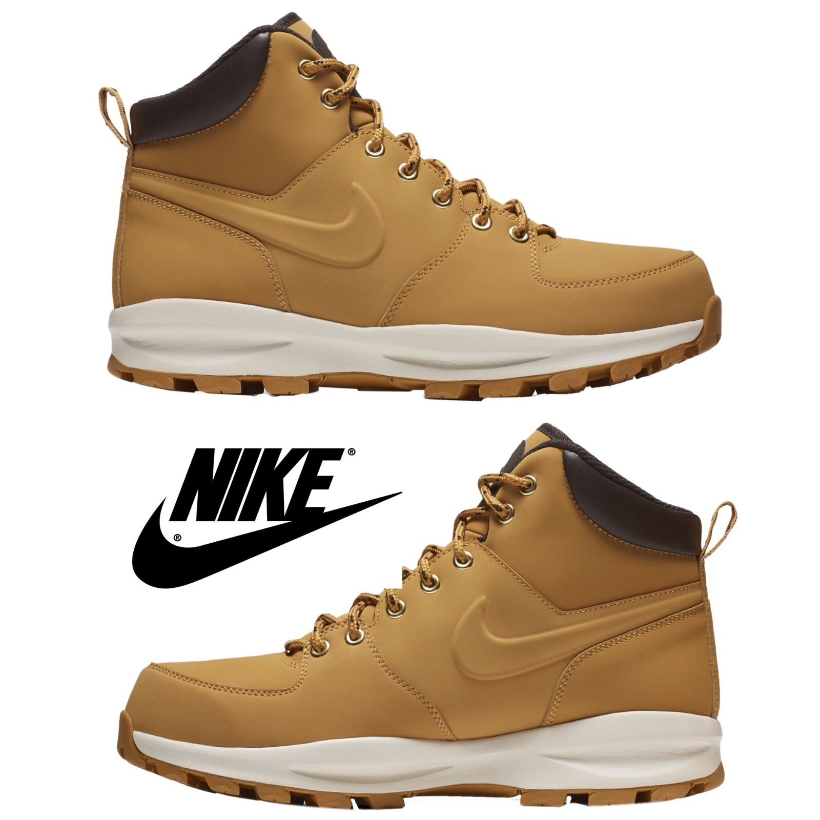 Nike Manoa Men's Boots Winter Hiking Shoes Waterproof Outdoor Sneakers Brown image 7