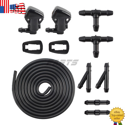 2pcs Windshield Washer Nozzle For Ford F250 F350 F450 F550 Super - Foto 5