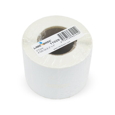 Labels for Epson TM-C3500 Printer 3'' x 3'' 400 Glossy Labels Per Roll