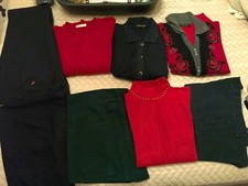 Lotto pantaloni donna tg 52/54 e maglie invernali Xl