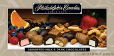 Philadelphia Candies Assorted Milk And Dark Boxed Chocolates, 1 Pound Gift Box