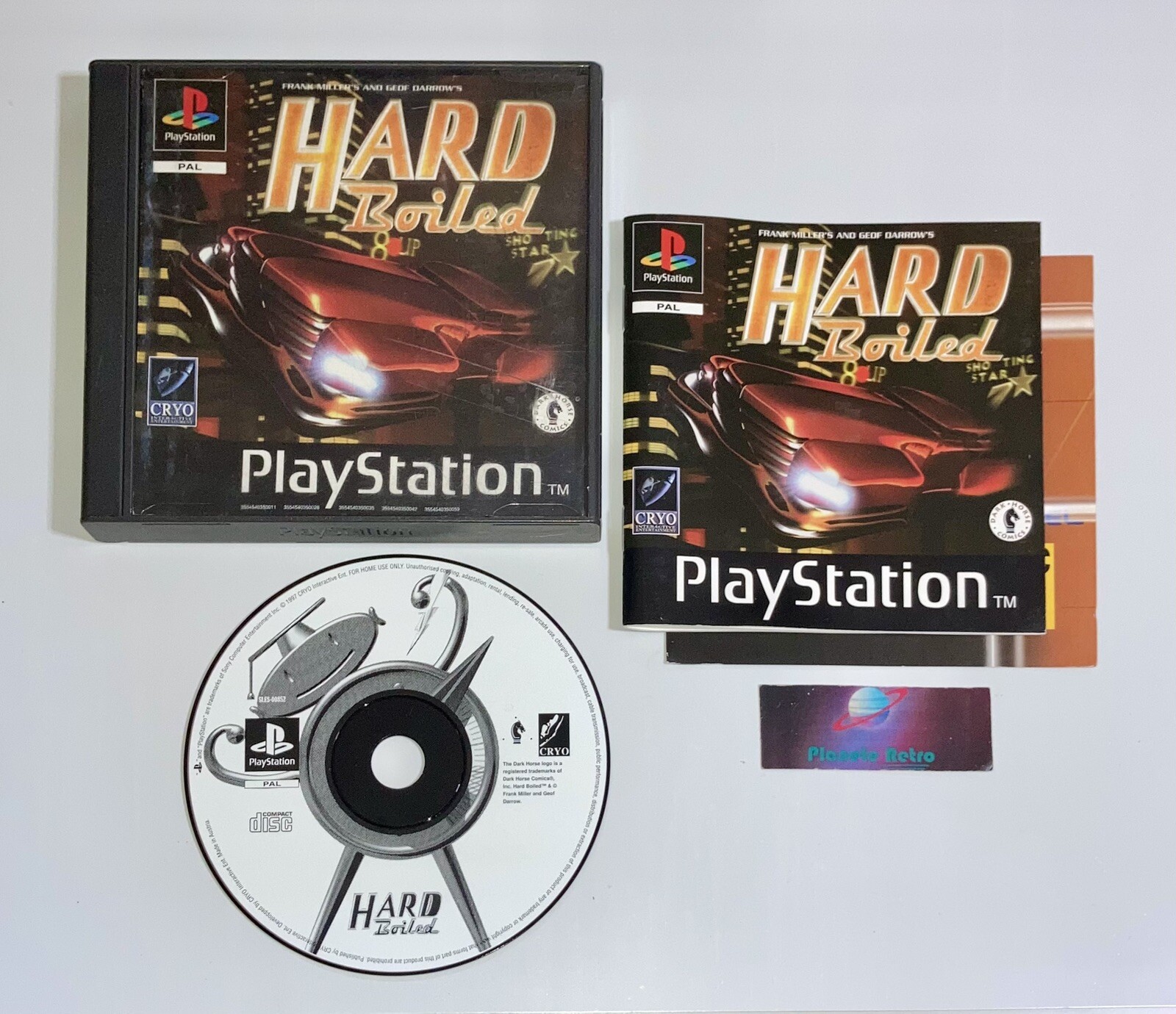 Hard Boiled - PS1 Complet Version Allemande Blacklabel PlayStation Sony