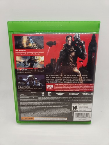Wolfenstein: The New Order (Microsoft Xbox One, 2014) - Imagen 2 de 3