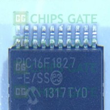 4PCS PIC16F1827-E/SS IC MCU 8BIT 7KB FLASH 20SSOP Microchip