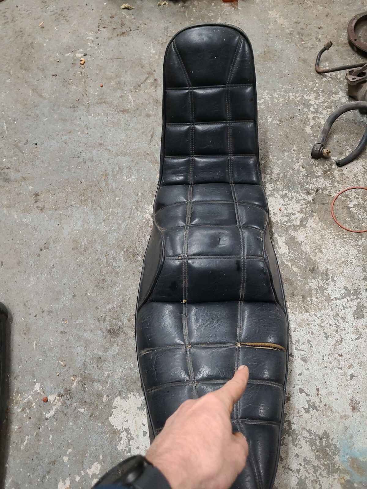 YAMAHA MAXIM XS650 Twin 1981 SEAT King & Queen Chopper Style eBay