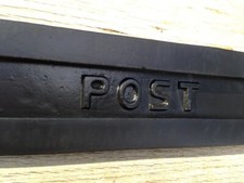 Briefschlitz rostfrei - gro&szlig;er Briefeinwurf f&uuml;r antike Haust&uuml;ren - Briefkasten