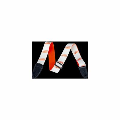 GRETSCH Vibrato Arm Pattern Strap, White/Orange