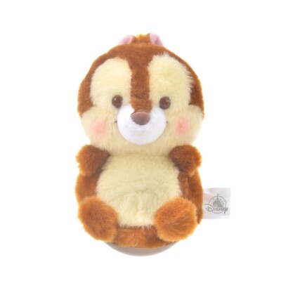 Disney Store Japan Chip Plüschpuppe POTERINO Roly-Poly Tumbler Chip 'n Dale