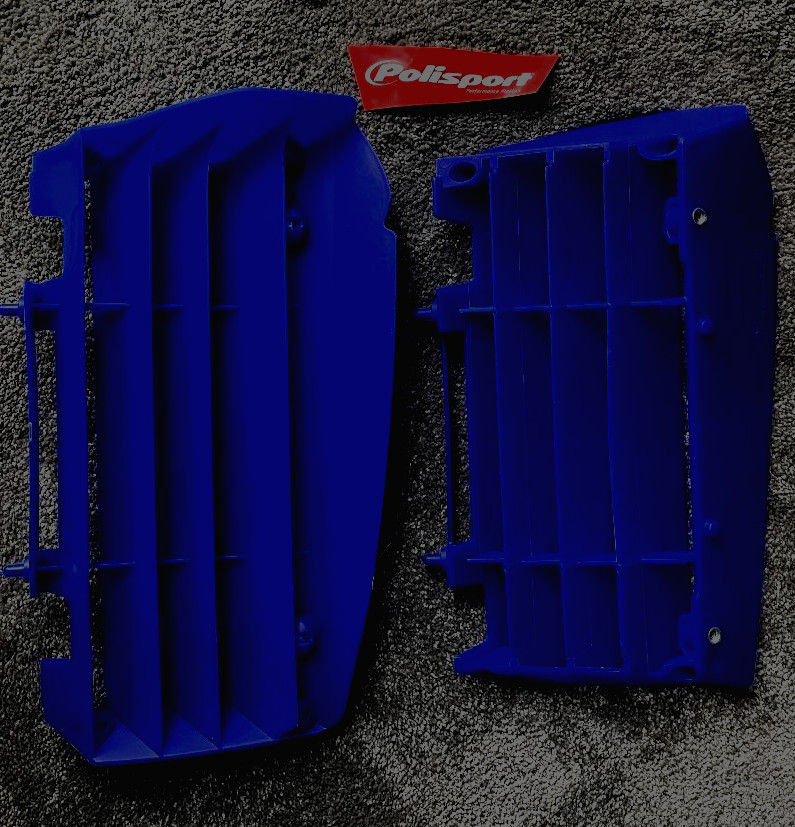 YAMAHA YZ 125 X  YZ 250 X  2023  POLISPORT RADIATOR LOUVRES RAD GUARDS