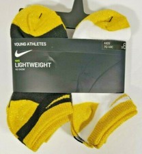 Nike Young Athletes Light Weight No Show Socks, 6 pairs, Kids 7C-10C