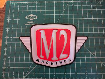 M2 Machines 3D printed logo wall display sign | eBay