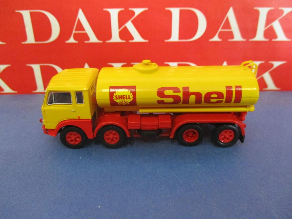 1/87 Modellino Camion Truck Fiat 690 Millepiedi Cisterna Shell by Brekina - Immagine 2 di 4