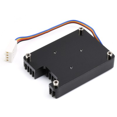 Alloy PWM Adjustable Speed Radiator with Fan for Raspberry Pi Compute Module 4 b
