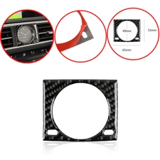 Real Carbon Fiber Center Clock Frame Trim Cover Fits 14-16 IS350 IS250 IS200T