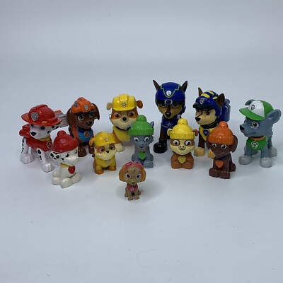 12 Paw Patrol Pups Includes Jungle Rescue Figures And Other Figures