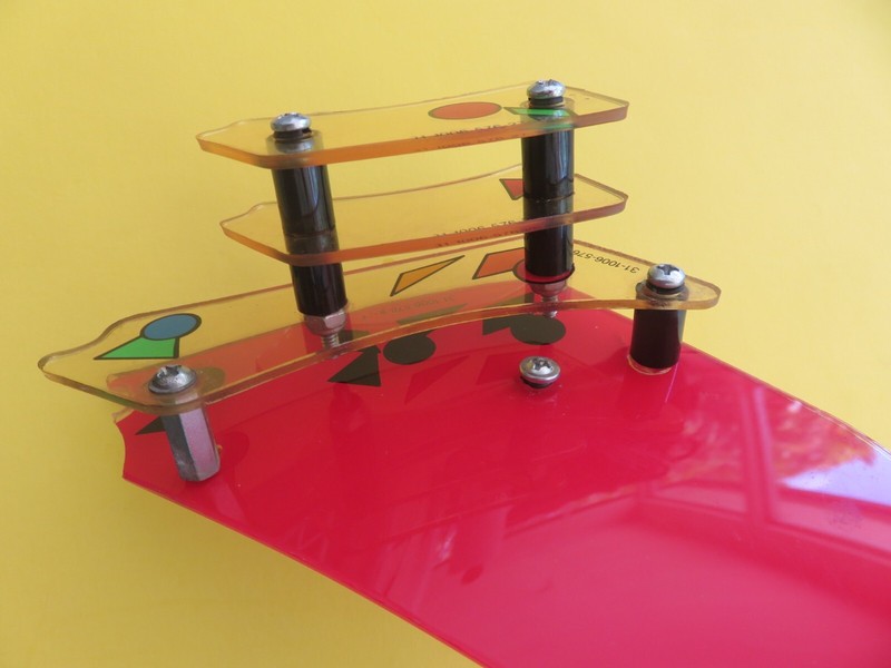 Williams Rollergames Pinball Machine Playfield Plastic 31-1006-576-9,13,26,27-SP
