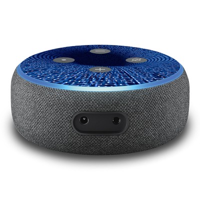 2er Set Aufkleber Datenstrudel passend für Alexa Echo Dot Gen3 Assistant R137-32
