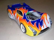 Delta Plastik HR03 Speed Run 1/8 GT 325mm body Hobao Traxxas Slash 0128