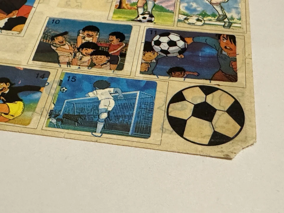 CAPTAIN TSUBASA BUBBLE GUM NUEVO CHICLE CAMPEONES OLIVER Y BENJI STICKER ALBUM  - Image 4 of 4