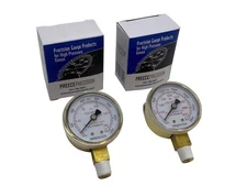 2" Gas Regulator Gauge Set 200 & 4000 PSI 1/4" NPT OXYGEN ARGON NITROGEN HELIUM