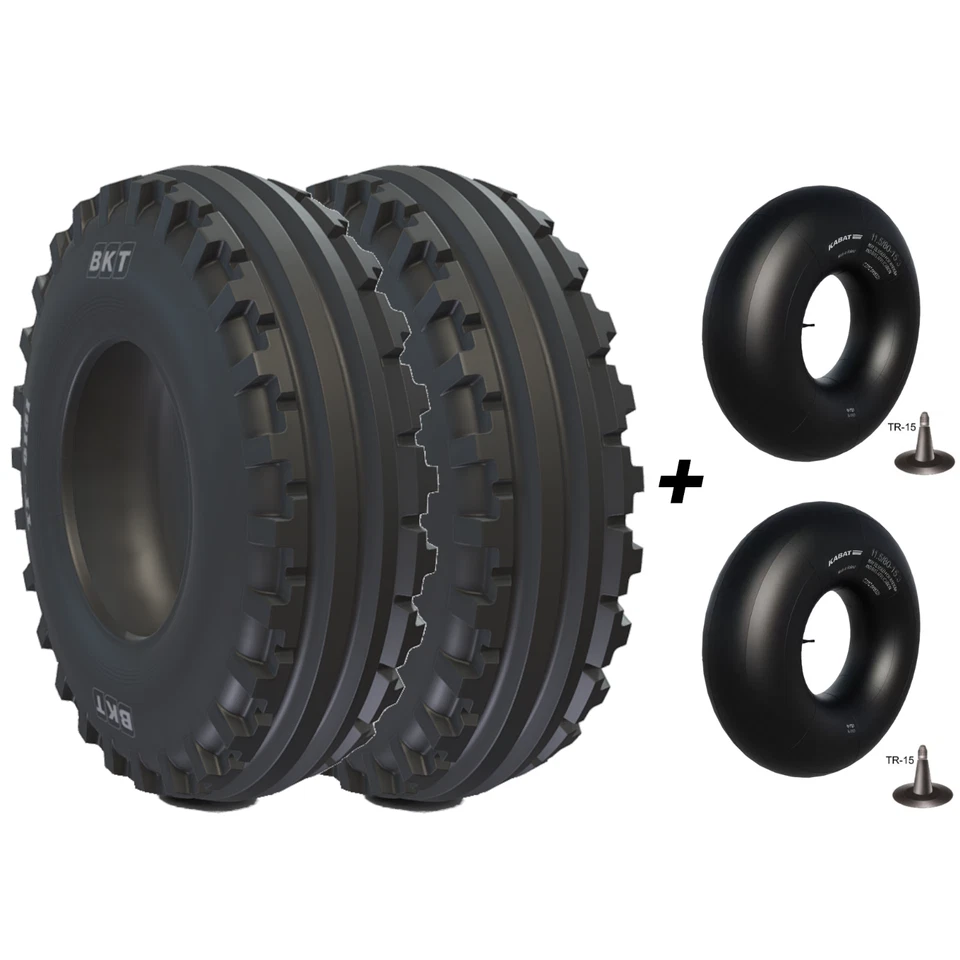 2x BKT 5.50-16TT TF 8181 86A6/78A8 6PR inkl. 2x Schlauch 5.50-16 TR15 Ventil