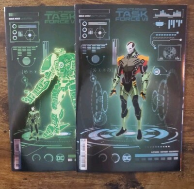 Dc Task Force 7 #2,3 Foil Variant
