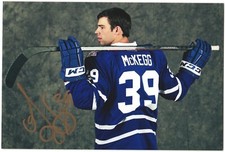 Greg McKegg Autographed 4x6 Color Photo Toronto Maple Leafs 2010 Draft A