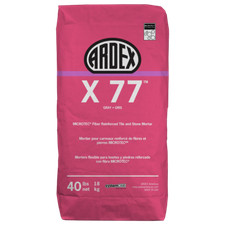 Ardex X 77 Microtec Fiber Reinforced Tile and Stone Modified Mortar 40 lbs Bag