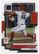 2022 Panini Chronicles Clearly Donruss LUIS FRIAS Rookie Card RC Blue /50