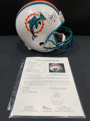 JUNIOR SEAU MIAMI DOLPHINS SIGNED 