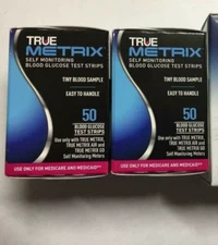 TRUE Metrix Blood Glucose 100 Test Strips Expiration : 2/22/2027
