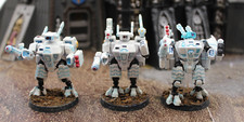 Tau XV8 Crisis Battlesuit Team, Painted, ID 2186