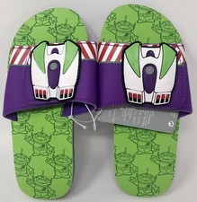 Disney Toy Story Buzz Lightyear Flip Flops Sandals Boys Size 13/1 New With Tag