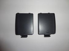 2 Black Sega Game Gear Battery Compartment Door Lid Cover Left  Right usa - NEW