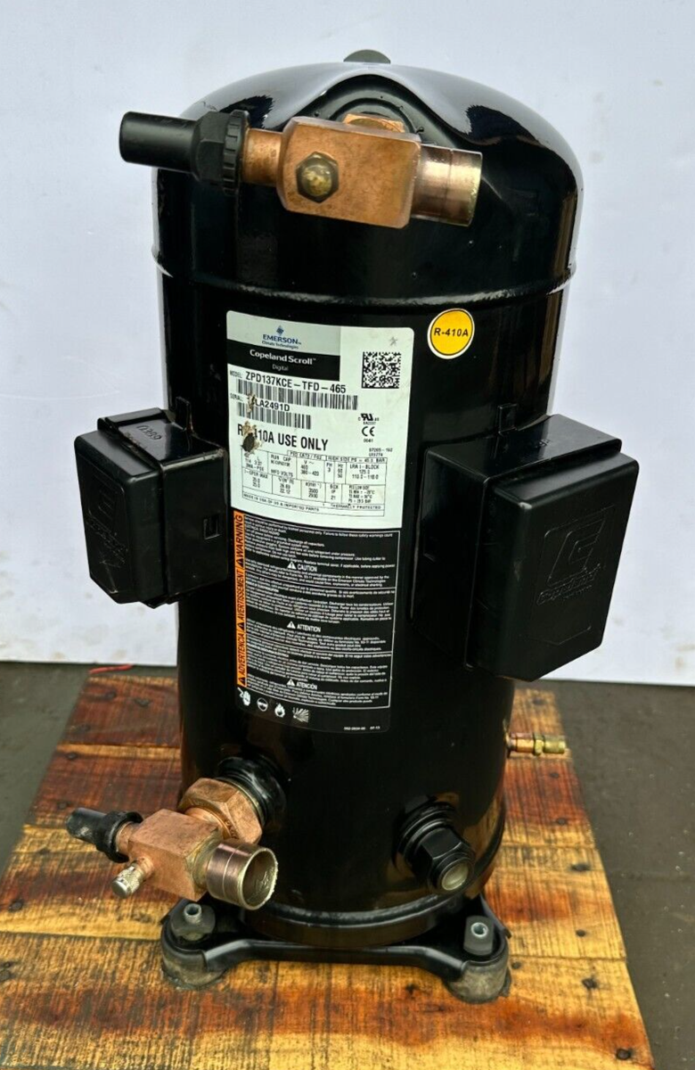 EMERSON COPELAND SCROLL COMPRESSOR ZPD137KCE-TFD-465 | eBay