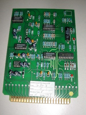 QTECH ZERO CARD Circuit Board Control Card Module QTECH-029 W/ LM324N USED (C40)