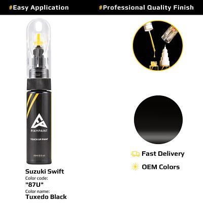 Touch up Paint for Suzuki Swift Code: 87U Tuxedo Black